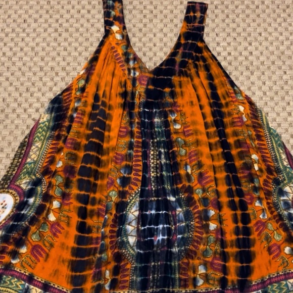 Women’s World Market boho flare top, sm, multi-colored, slightly used. - Picture 8 of 8